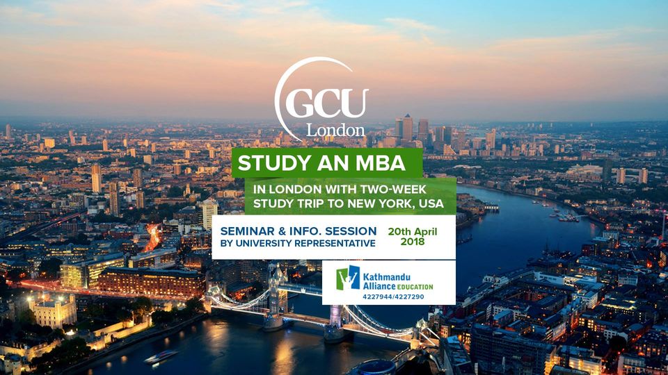 Study in UK- Glasgow Caledonian University - Information Session